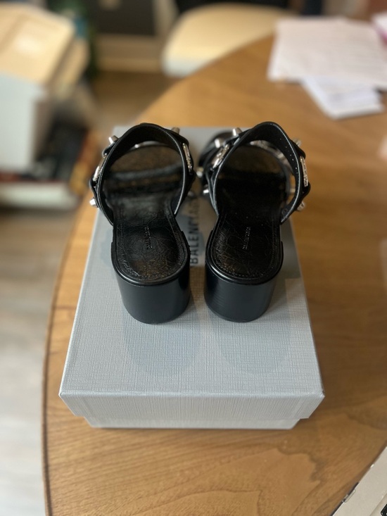 BNIB Balenciaga City Sandal Arena Lambskin, Sz 38 - Picture 5 of 9